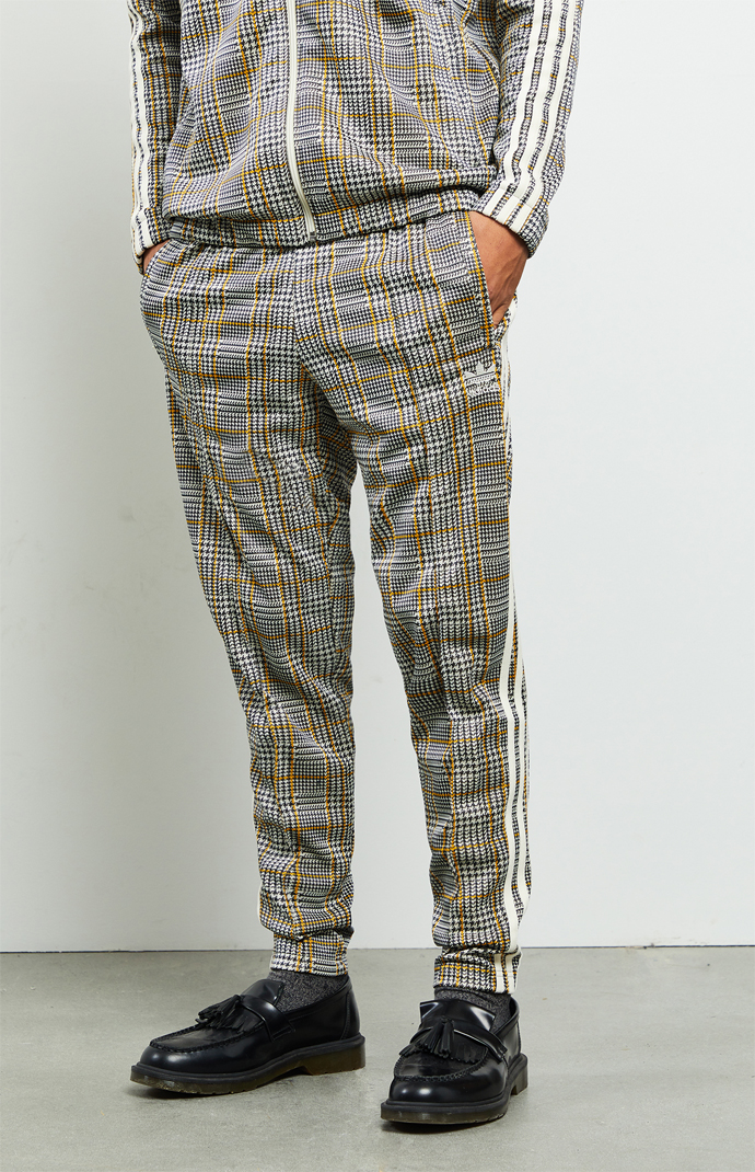Tartan adidas tracksuit