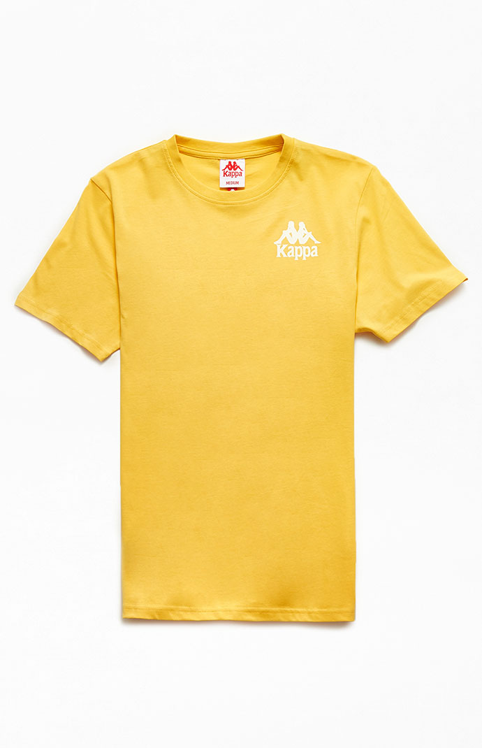 Kappa Yellow Authentic Ables T-Shirt | PacSun