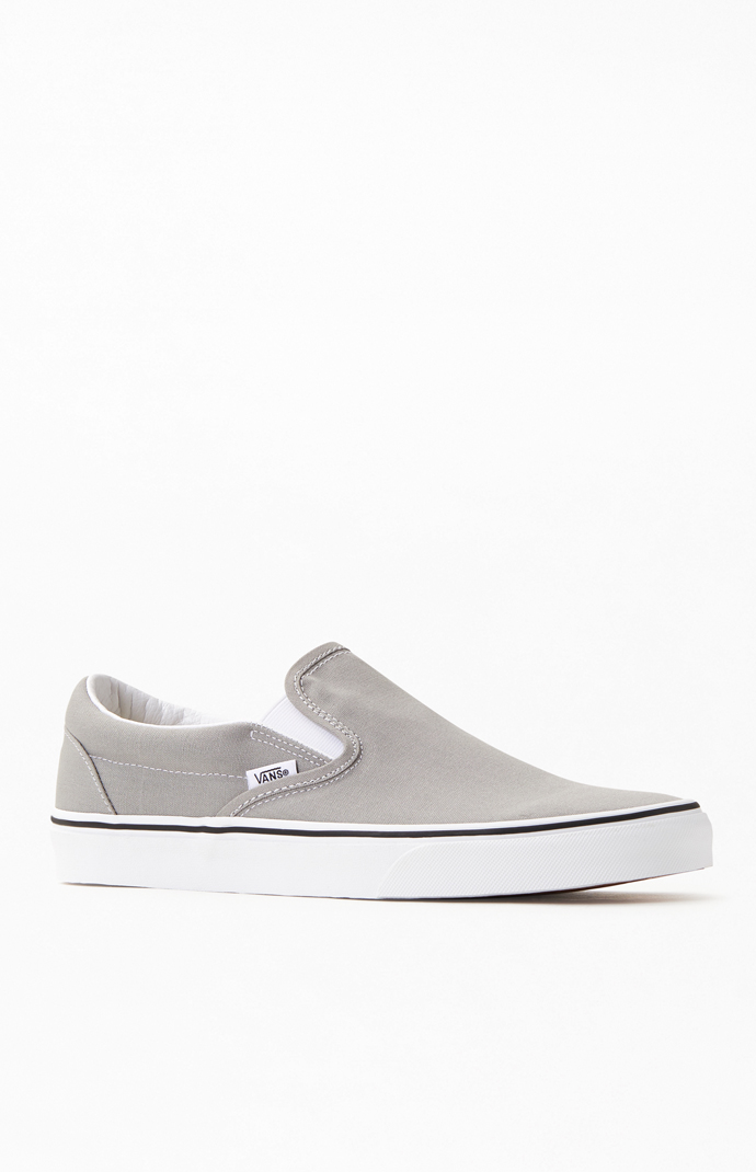 Grey slip on hotsell vans near me