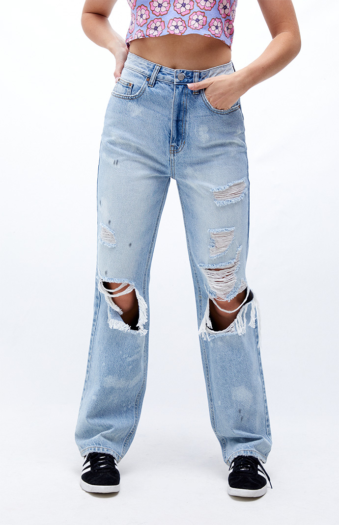 PacSun Eco Light Blue Distressed '90s 