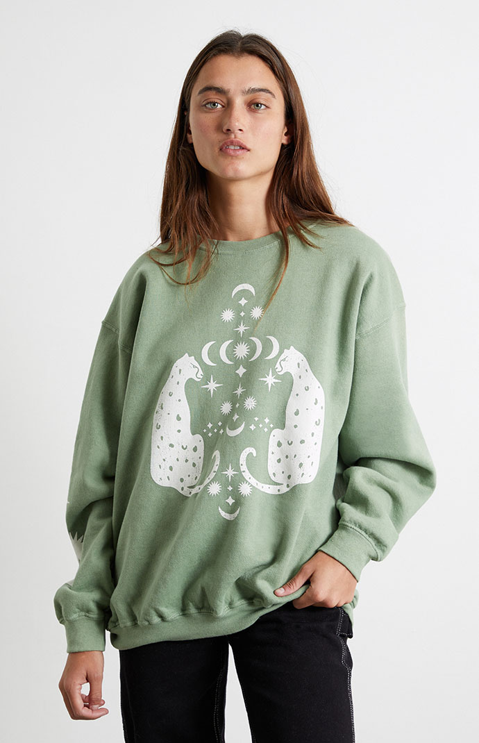 Pacsun moon sweatshirt outlet