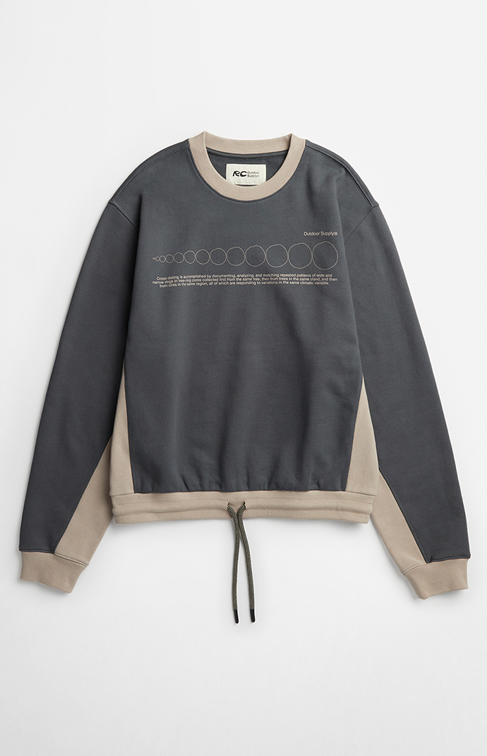 注目の Crew Rings Tree Supply Outdoor RC Neck PacSun | Sweatshirt トップス