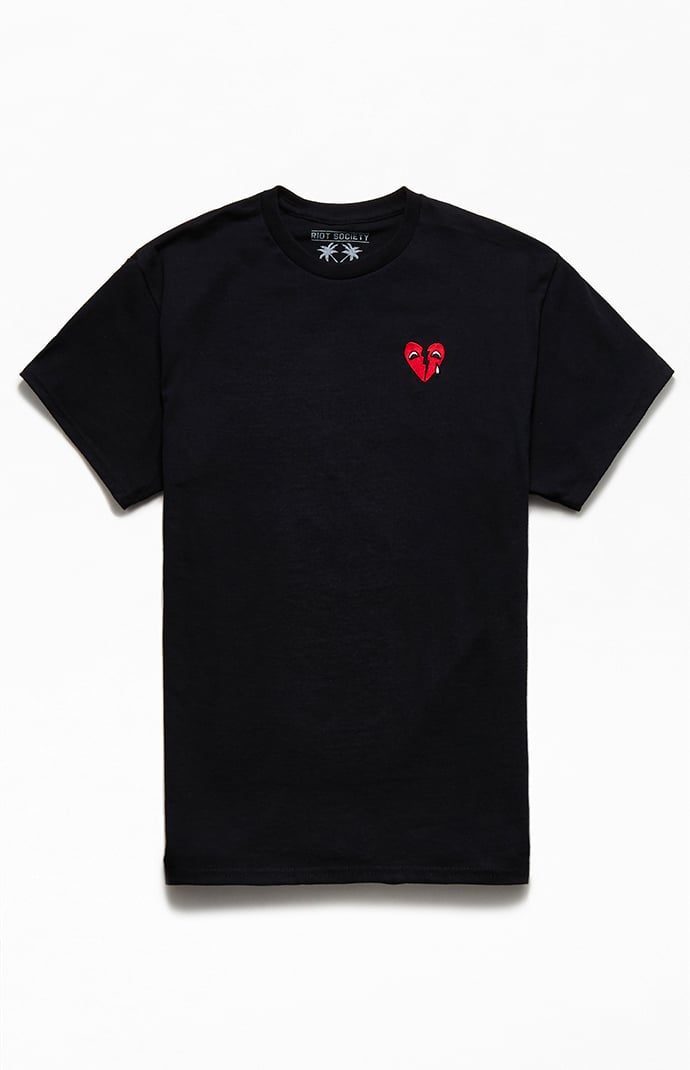 Riot society shop broken heart hoodie