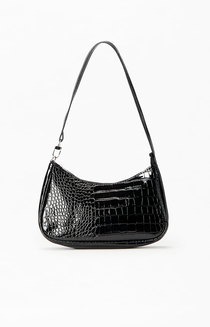 PacSun Faux Leather Snakeskin Shoulder Bag PacSun