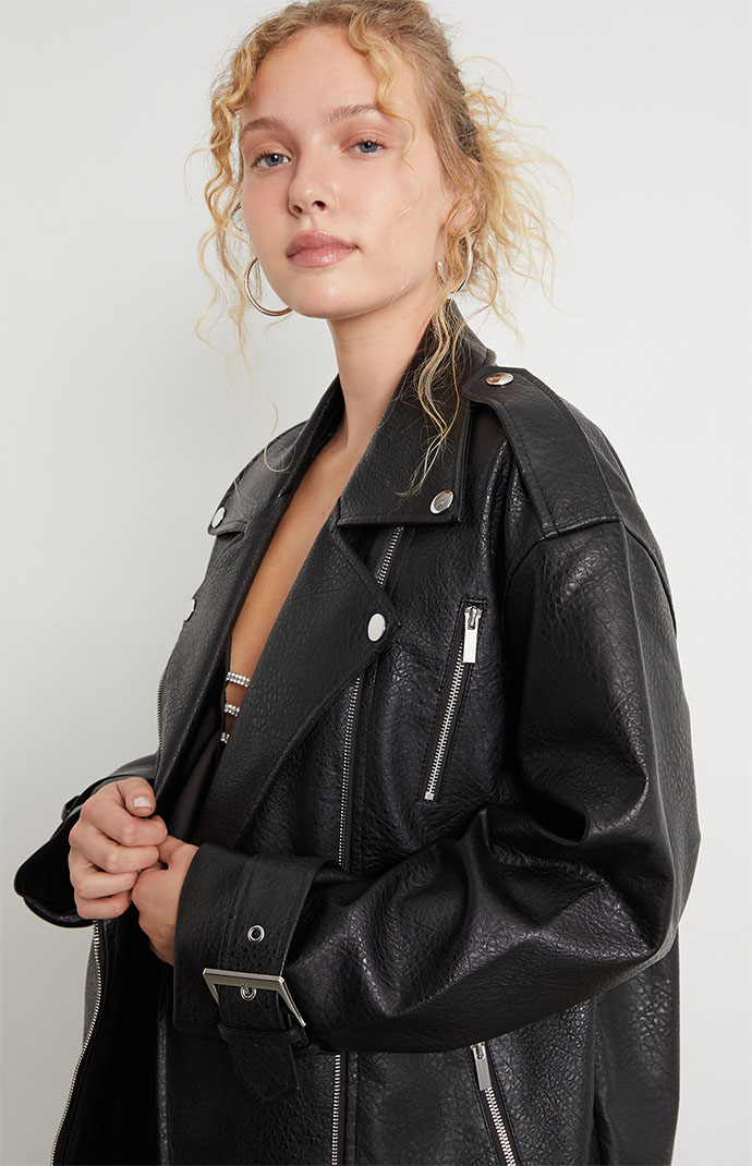 WEWOREWHAT Oversized Moto Jacket | PacSun