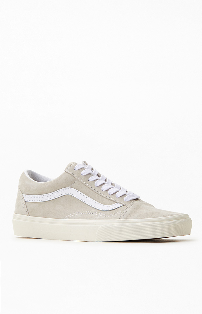 Vans Oatmeal UA Old Skool Pig Suede Shoes | PacSun