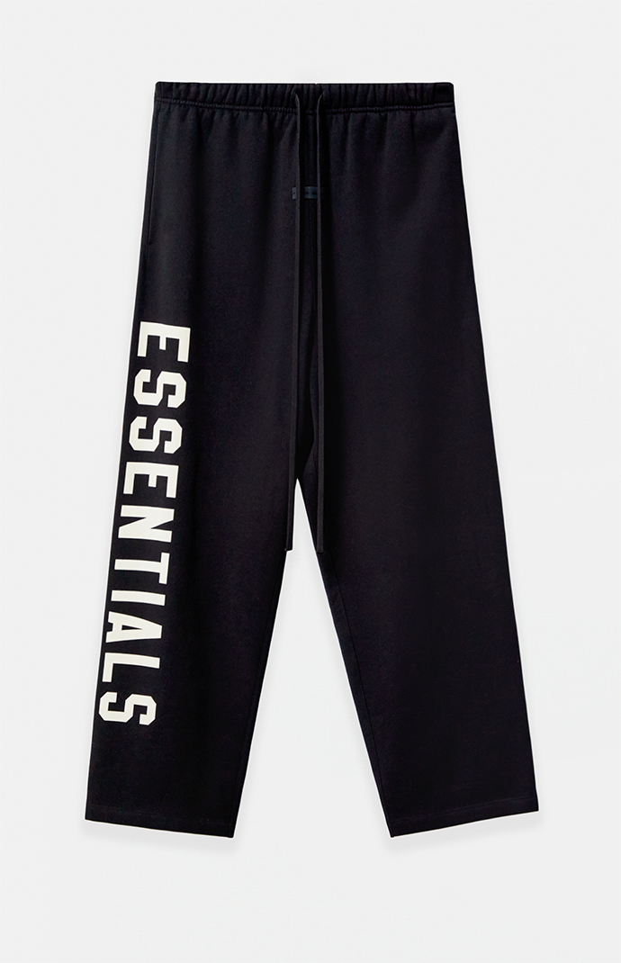 Fear of God ESSENTIALS Jet Black Lounge Fleece Baggy