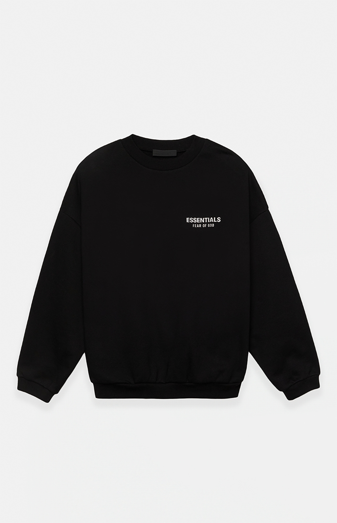【ESSENTIALS】FLEECE CREWNECK / BLACK(192HO246260F) FOG_2003554497386_1_grande.jpg