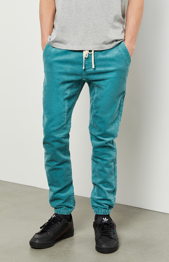 PacSun Teal Corduroy Pants PacSun