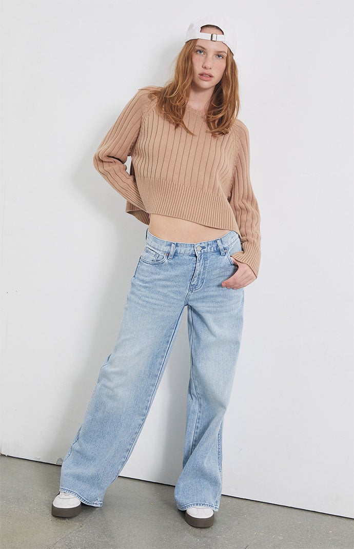 Baggy light discount blue jeans