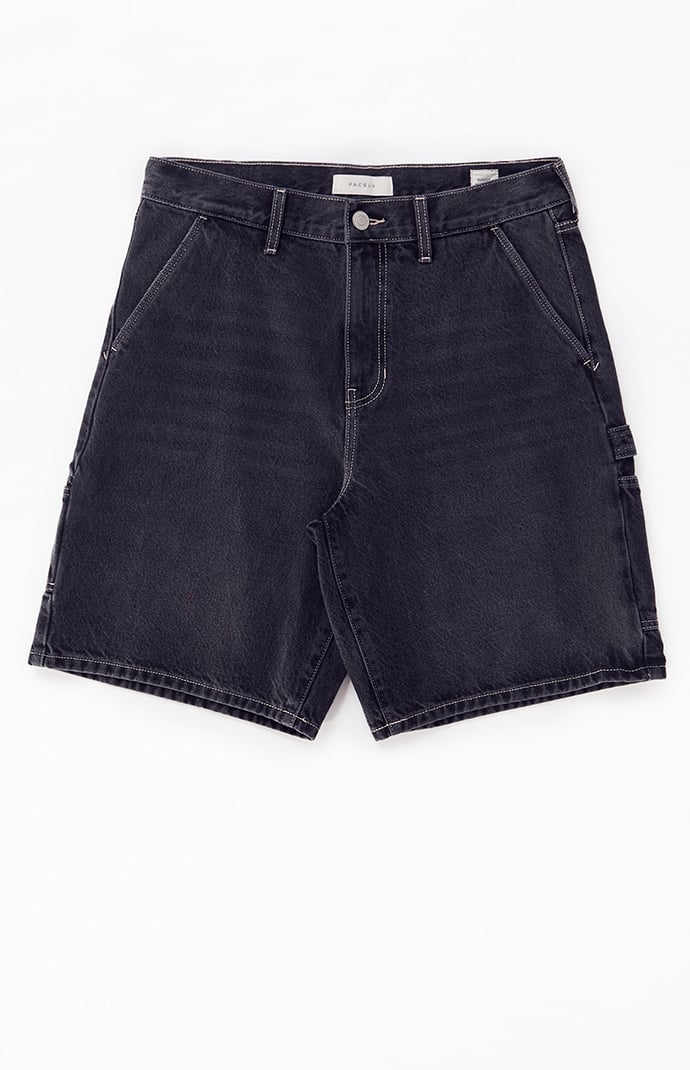 【KOOLOSET】Black Cargo Cut Bermuda Denim KOOLOSET】Black Cargo Cut Bermuda Denim