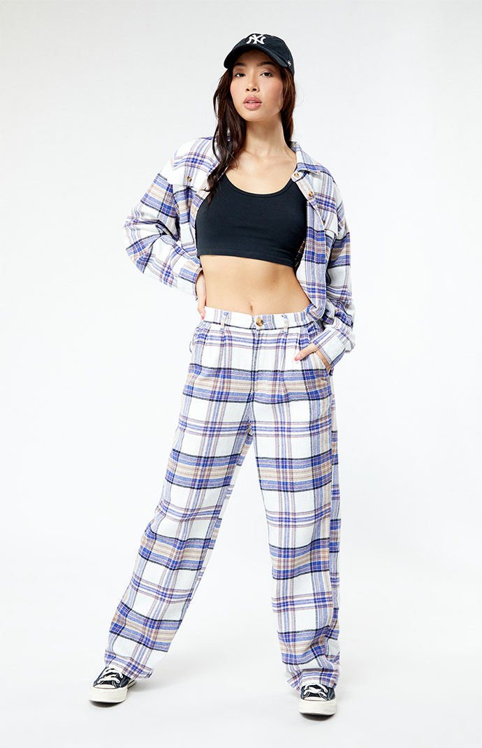 Plaid joggers pacsun new arrivals