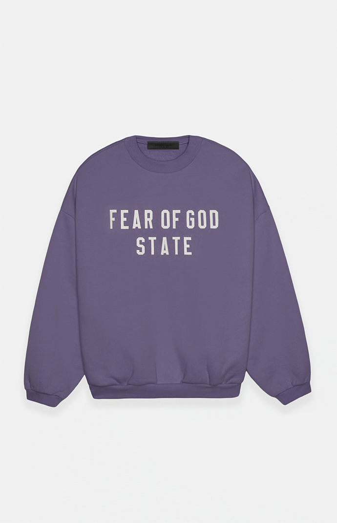FOG ESSENTIALS HEAVY FLEECE CREWNECK LAVENDER スウェット Fear of God Essentials Lavender Heavy Fleece Crew Neck