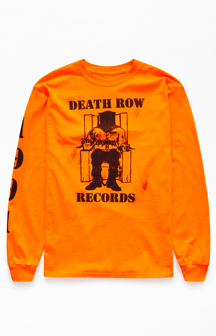 Orange Death Row Long Sleeve T-Shirt 