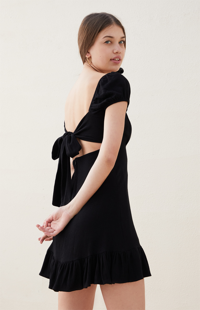 Pacsun black dress top