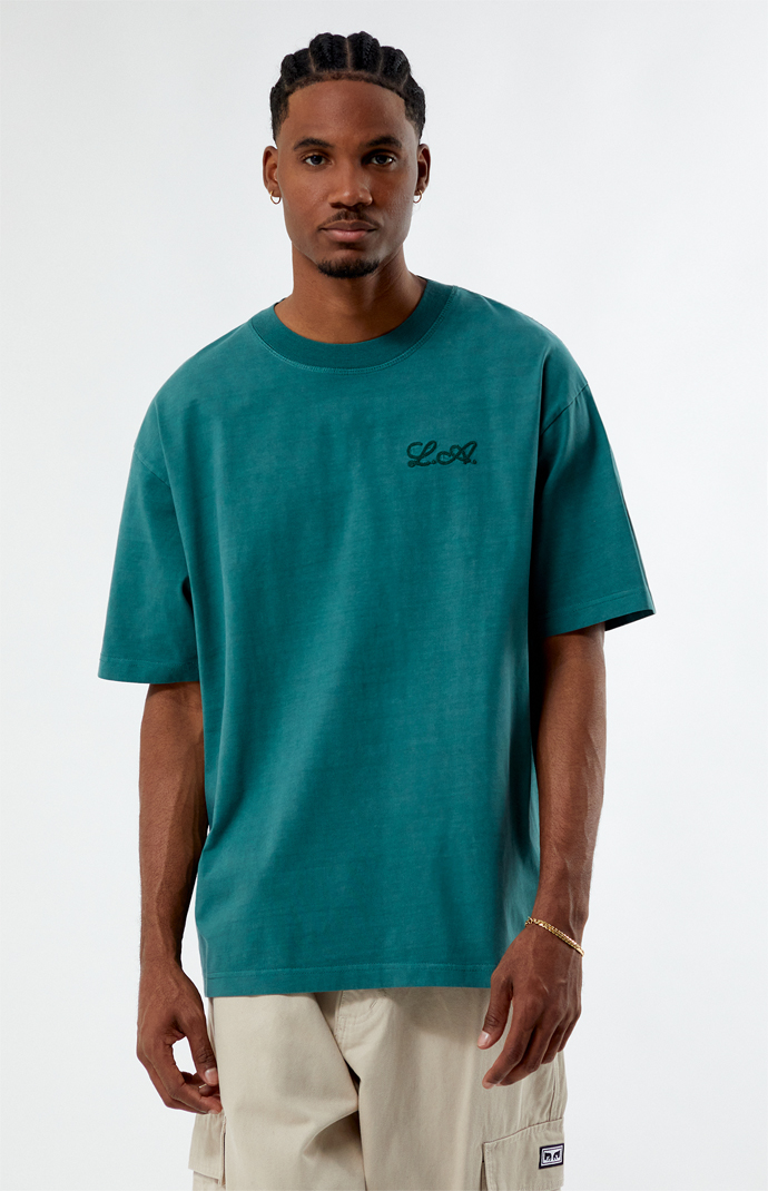 Pacsun L.A Chainstitch Embroidered T-Shirt | PacSun