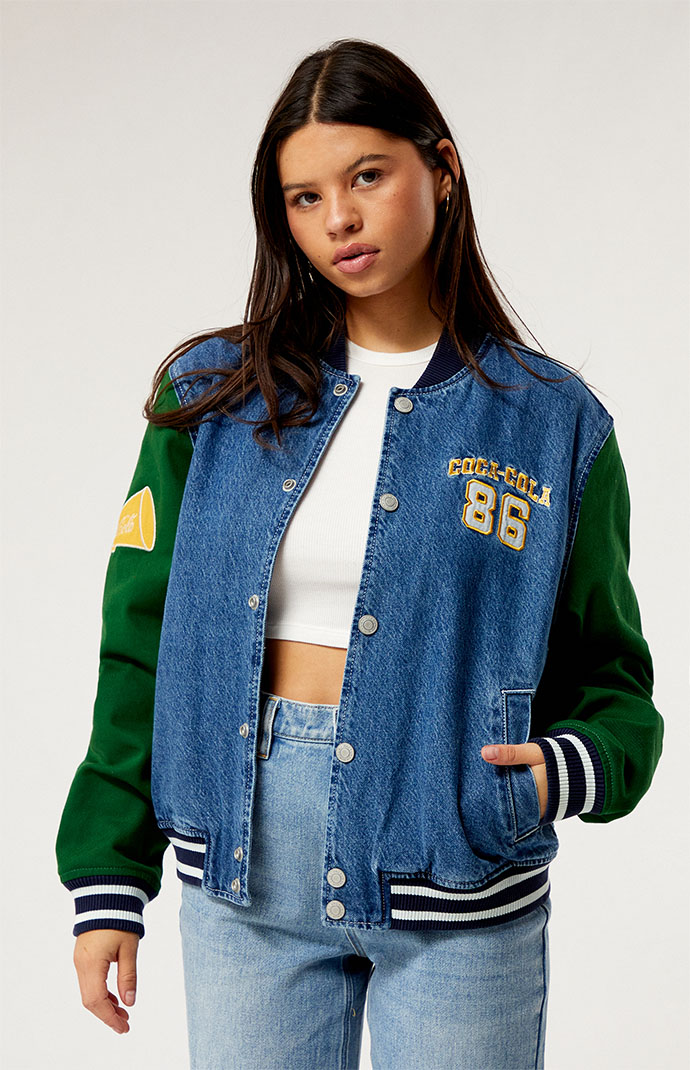 Coca Cola By PacSun Cheer Varsity Jacket PacSun