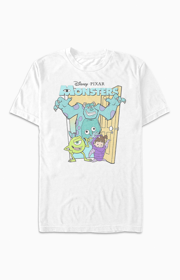 Monsters Inc Group Poster T-Shirt
