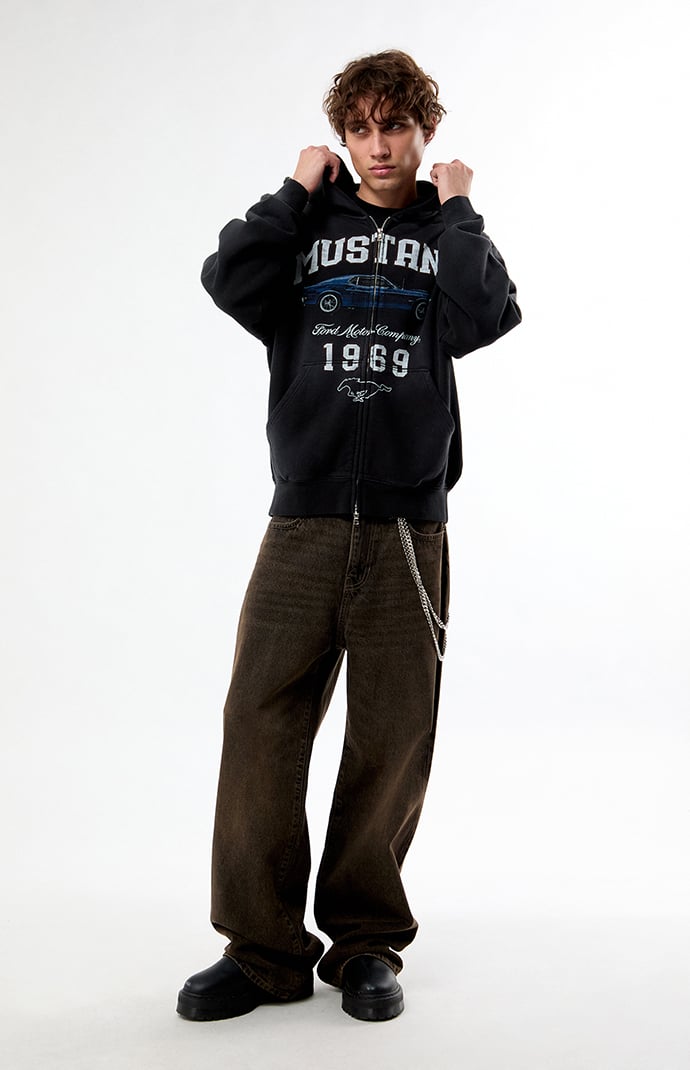 FORD Mustang Zip Up Hoodie | Pacsun