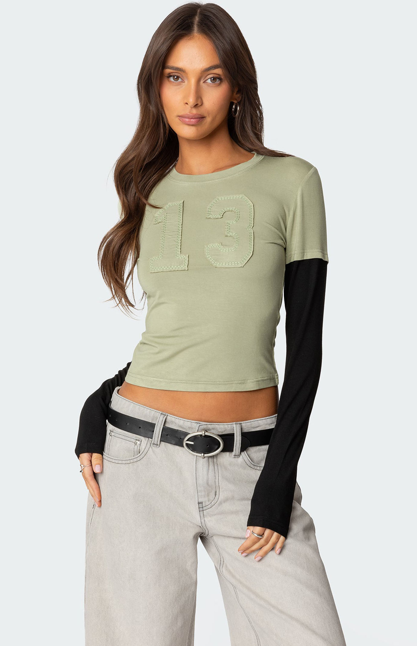 Edikted 13 Layered Long Sleeve T-Shirt | Pacsun