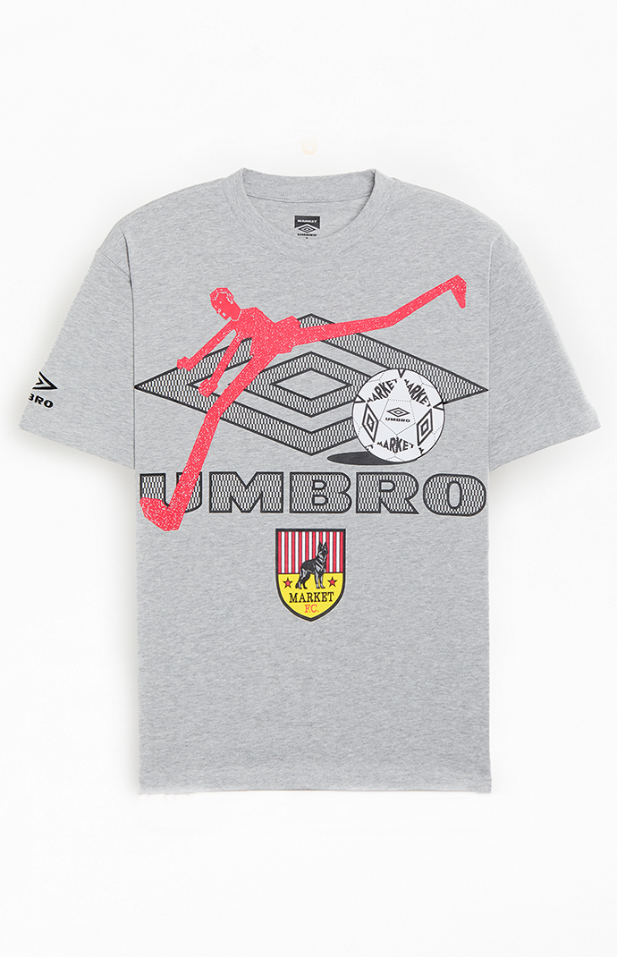 Umbro Heren Taped High V Polo’s met korte mouwen Zwart