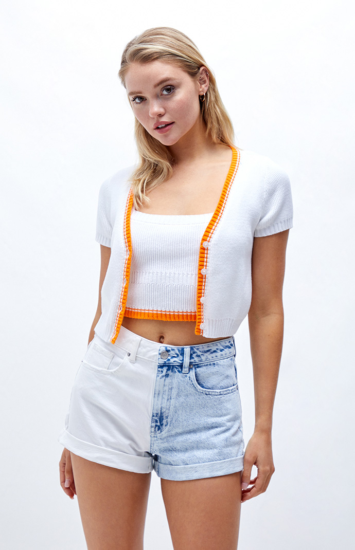 Pacsun two tone shorts sales