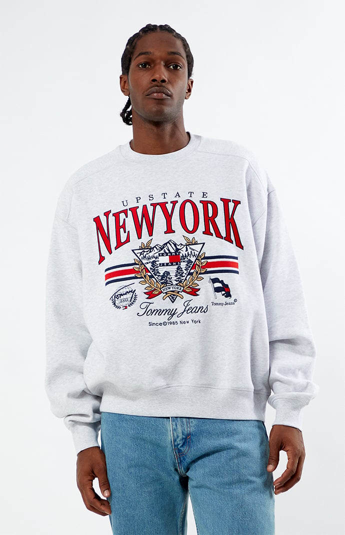 Tommy Jeans Upstate New York Vintage Crew Neck Sweatshirt | Pacsun