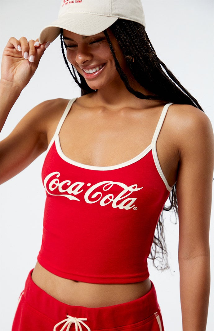 k winner Coca-Cola SEXY GIRL Ｌサイズ 総柄 Coca-Cola By PacSun Easy Tank Top | PacSun