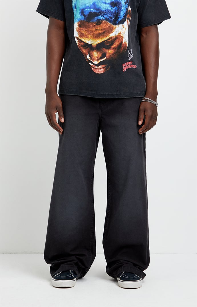 Pacsun Blake Extreme Baggy Pants Carpenter Black | Pacsun