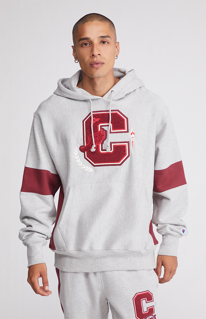 Red champion hoodie pacsun cheap