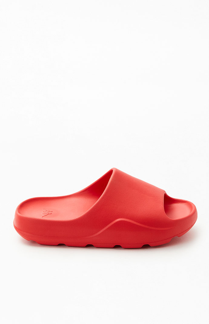 Womens red store slides