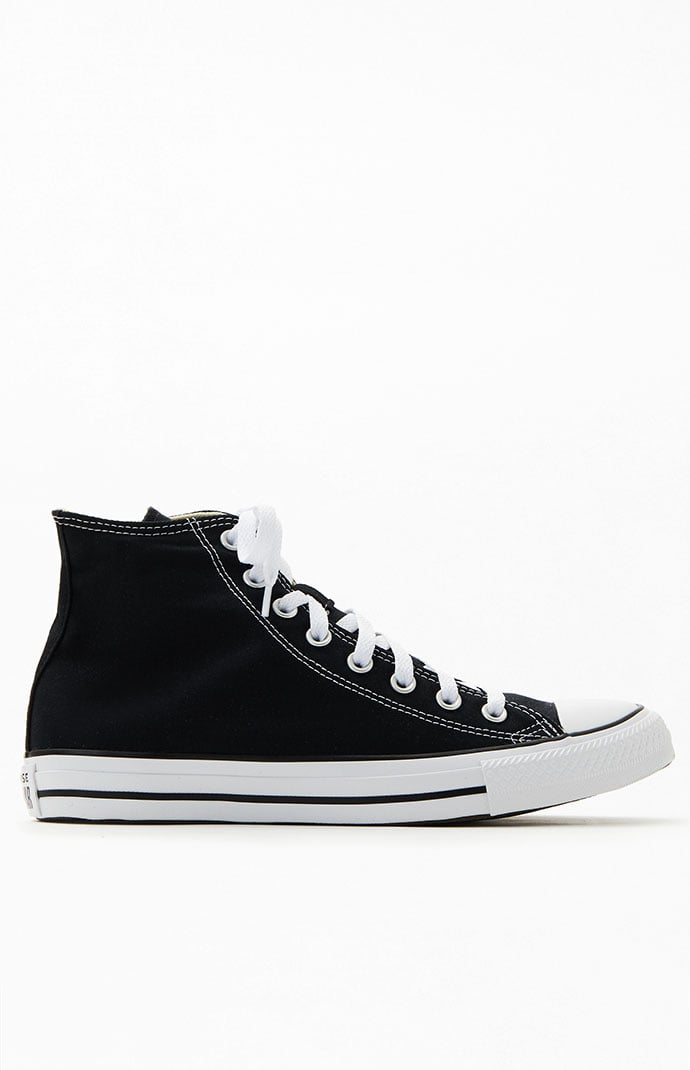 Zich verzetten tegen Afleiden Staren Converse Chuck Taylor Black & White High Top Shoes | PacSun | PacSun