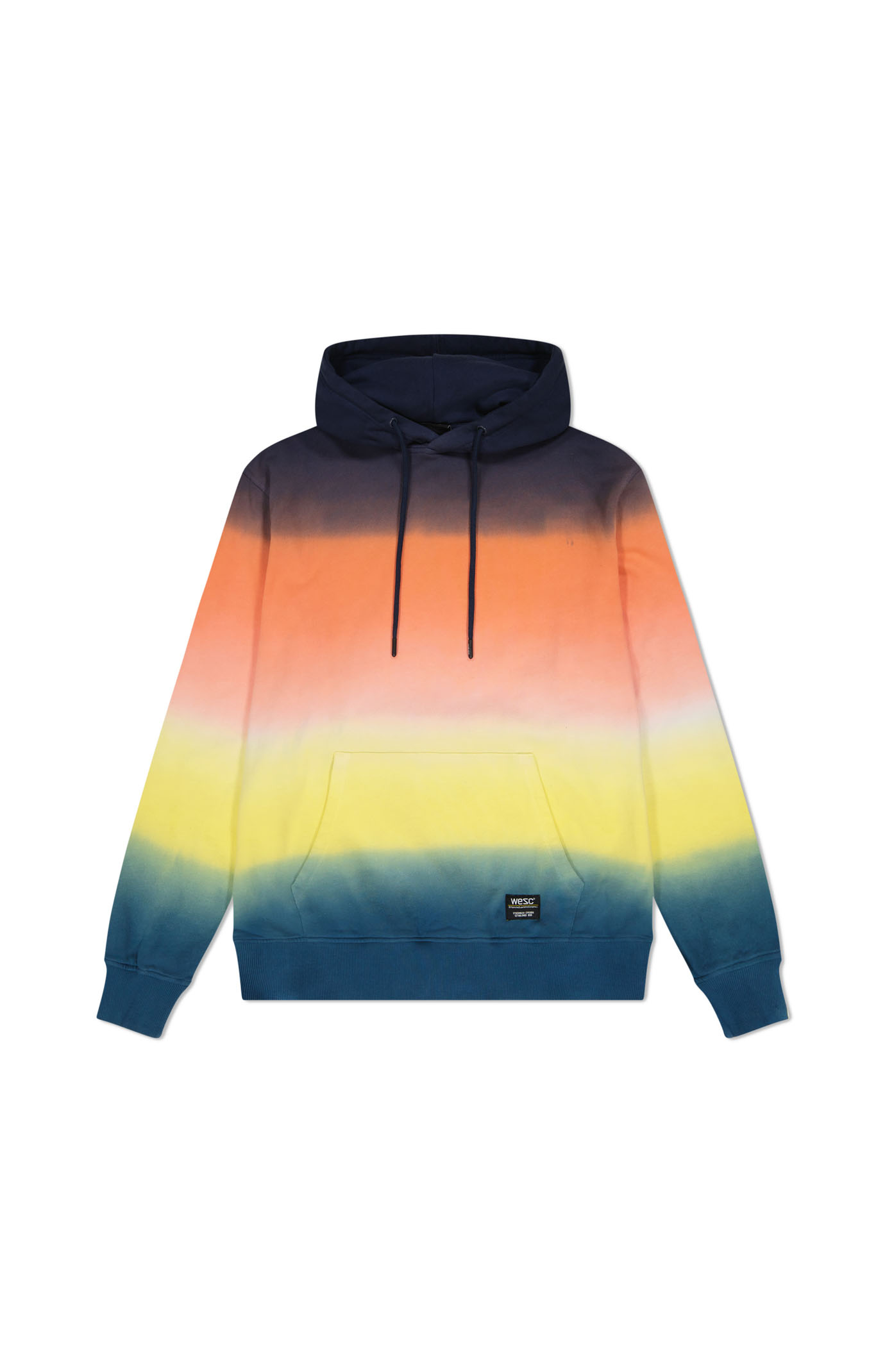 WeSC America Inc 90 s Mike Diagonal Tie Dye Hoodie PacSun