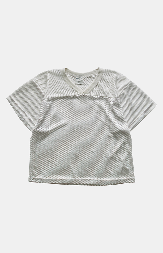 PS VINTAGE '90s Mesh Jersey V-Neck Crop Top | Pacsun