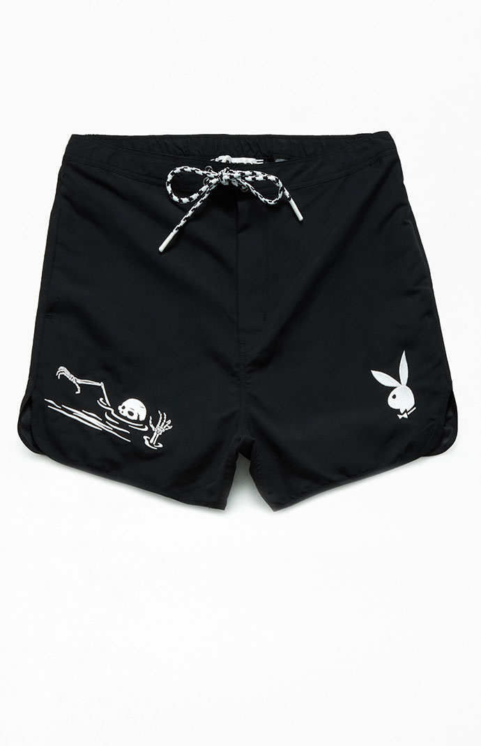 Pacsun playboy swim trunks shop
