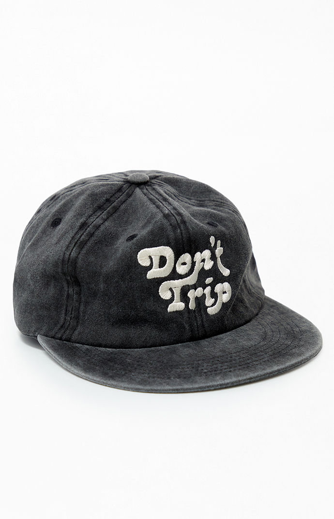 Free & Easy Don't Trip Washed Black Hat | Pacsun