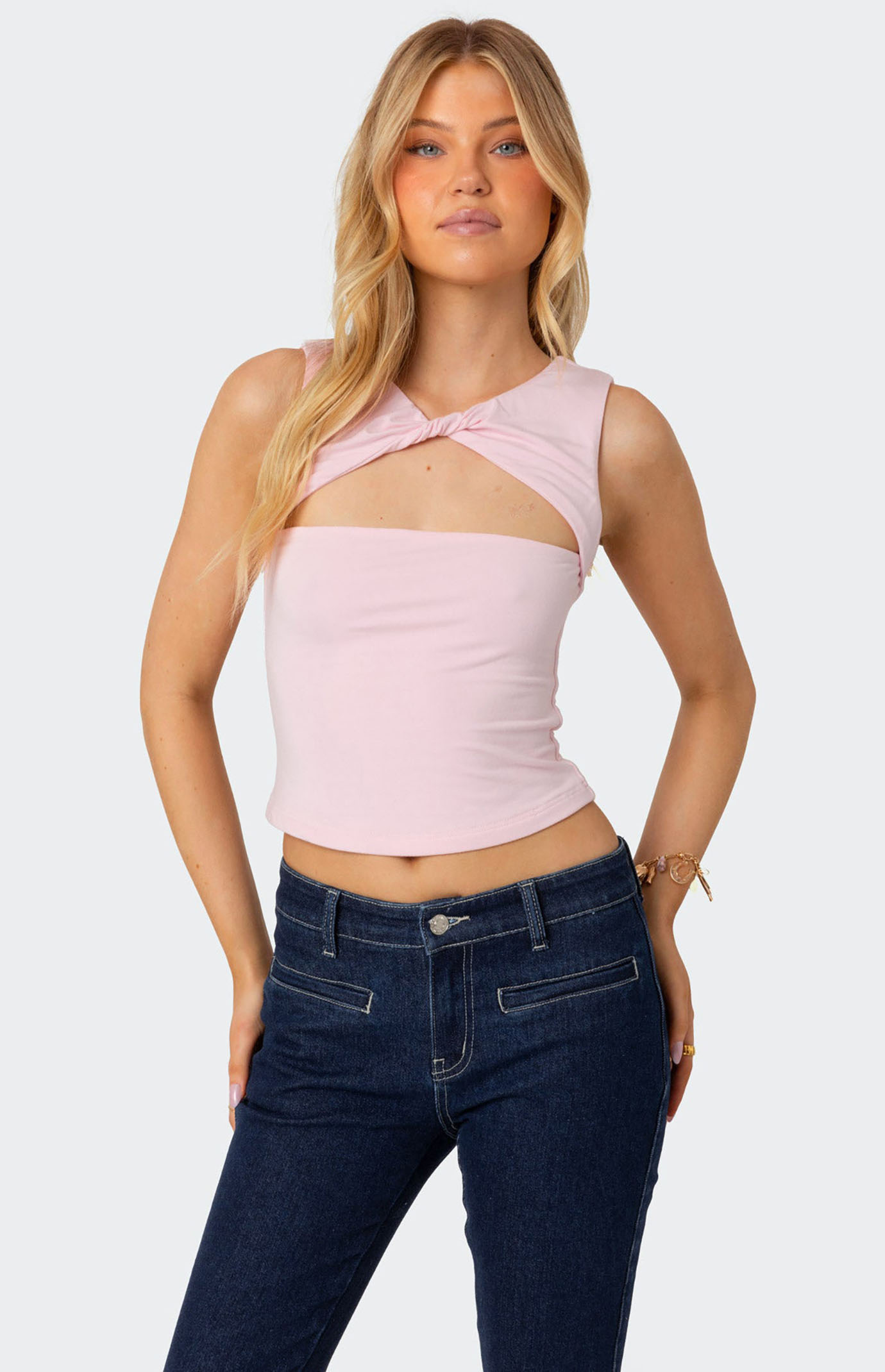 Edikted Twisted Cut Out Tank Top | PacSun