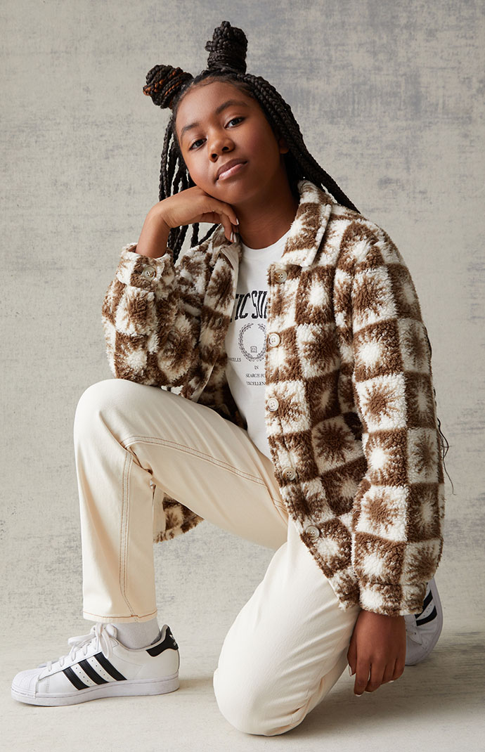 Pacsun homecoming button down jacket store