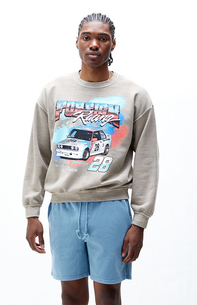 PacSun Foreign Racing Crew Neck Sweatshirt | PacSun