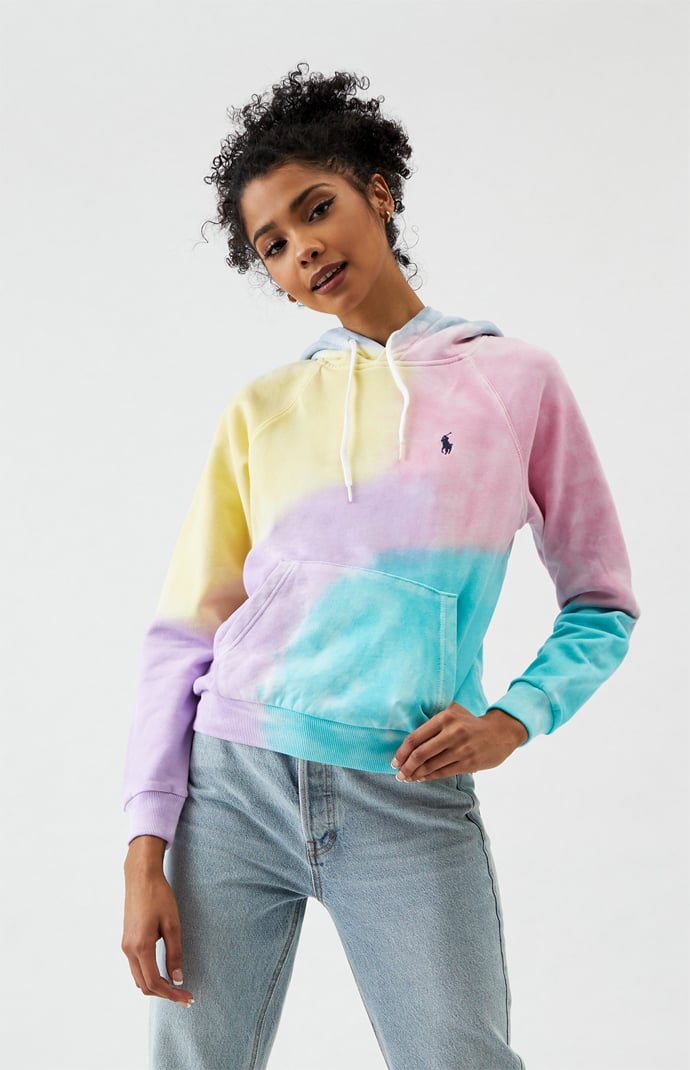 polo tie dye sweatshirt
