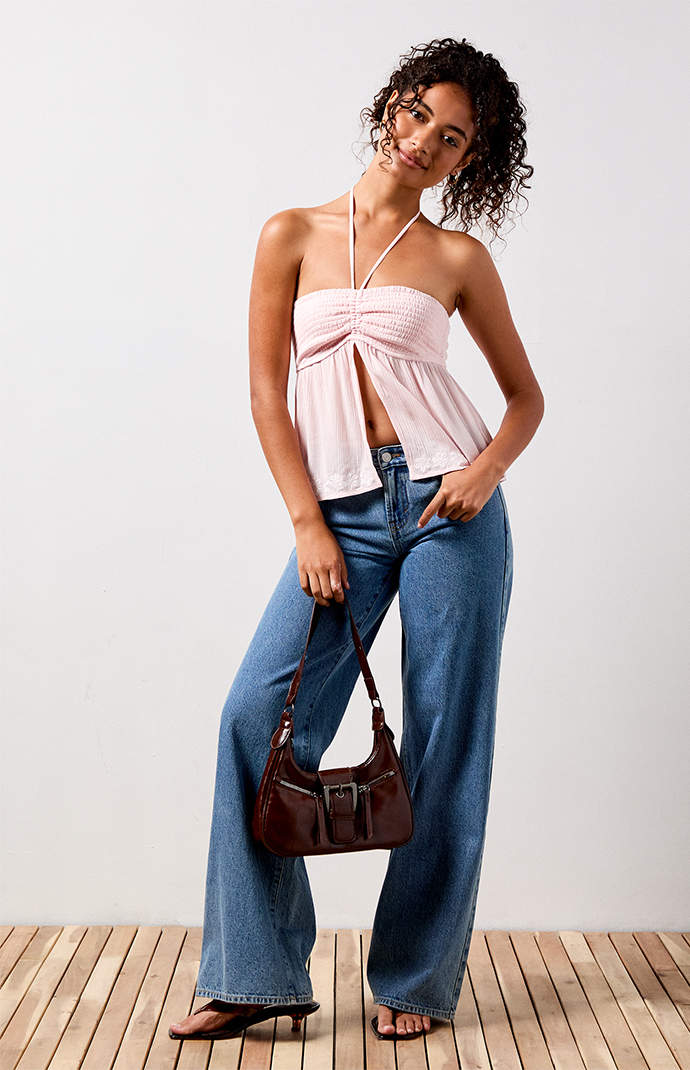 Your Favorite Gracie Smocked Babydoll Tube Top | Pacsun