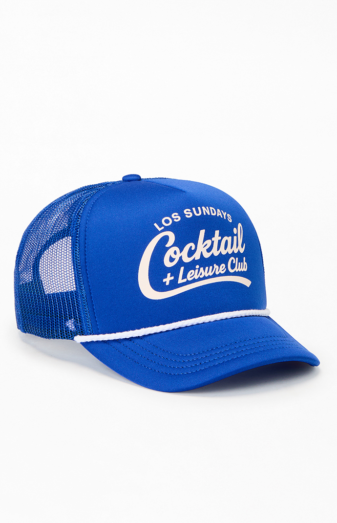 SHADOWS SUN LOGO MESH CAP 青 Los Sundays Cocktail and Leisure Club Trucker Hat | Pacsun