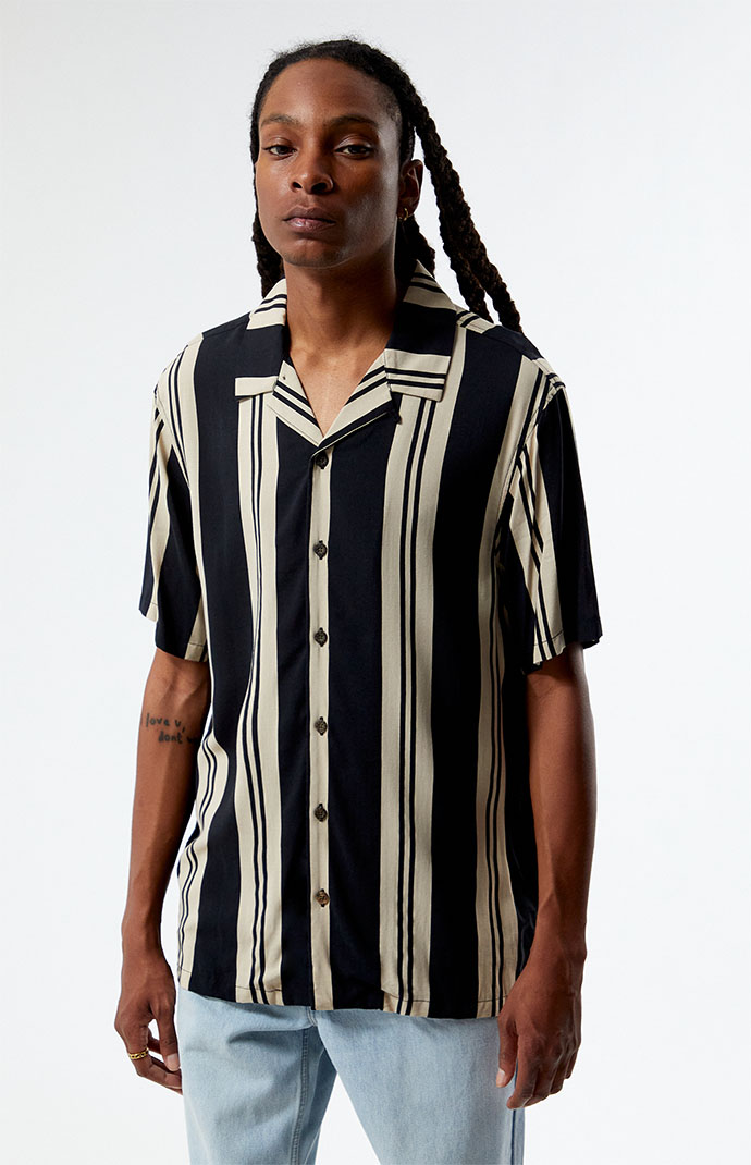 Pacsun black and deals white striped pants