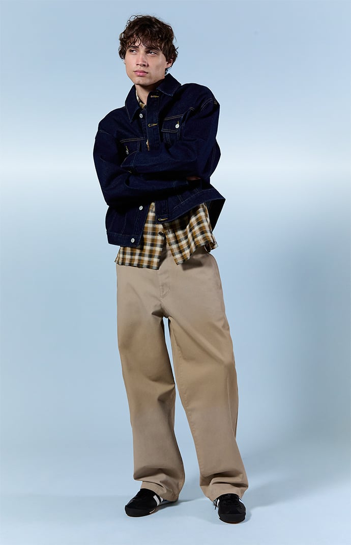 Pacsun Chino Pants Baggy Khaki Pigment | Pacsun