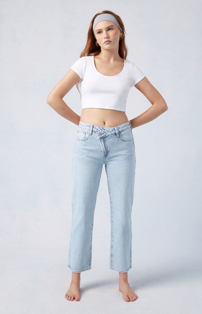 Pacsun Eco Light Indigo '90s Straight Leg Jeans | PacSun