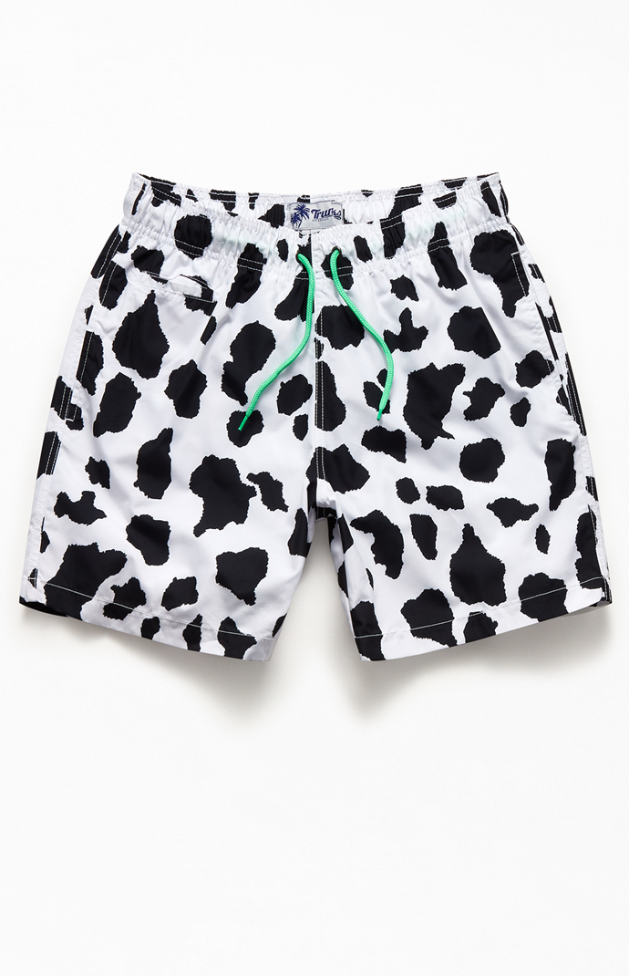 cow swimming trunks