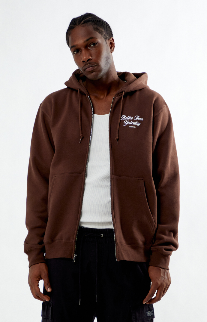 THE GOOD COMPANY Motto Zip Up Hoodie | PacSun