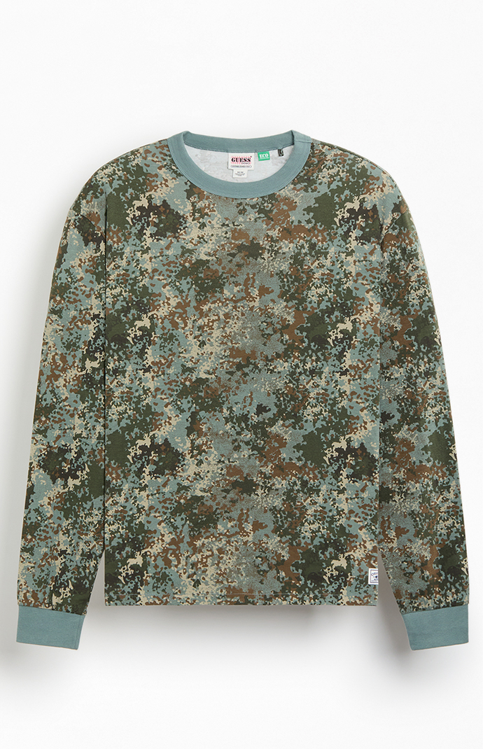 GUESS Originals Camo Long Sleeve T-Shirt | Pacsun