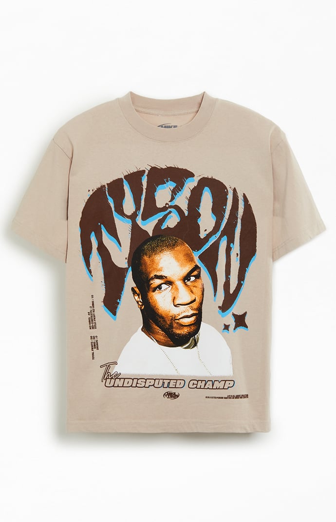 Undisputed Champion Mike Tyson Goat T Shirt Frank Bruno Vs Mike