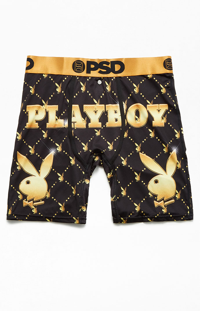 PSD Underwear Playboy Monogram Lux Boxer Briefs